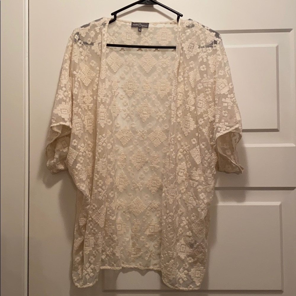 Market & Spruce cream blouse